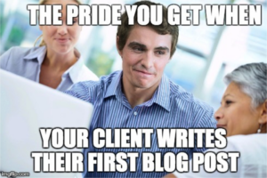 ‘Unfinished Business’ Content Marketing Memes