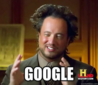 Not aliens, just Google.
