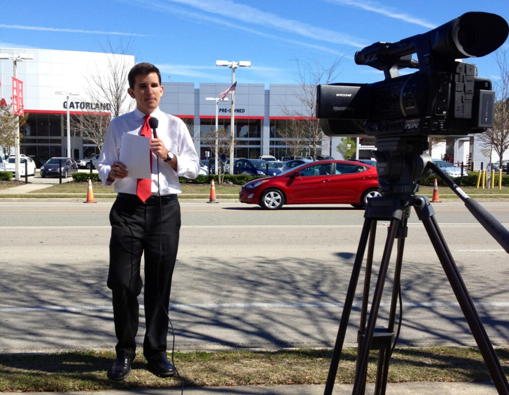 My pre-PR days in front of the camera