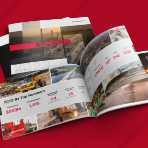 Reputation Ink wins 2024 Award of Excellence for Superior Construction annual report project