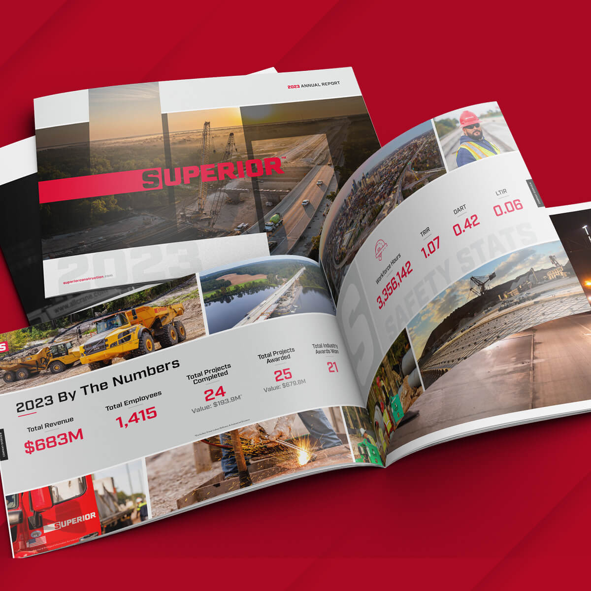 Reputation Ink wins 2024 Award of Excellence for Superior Construction annual report project