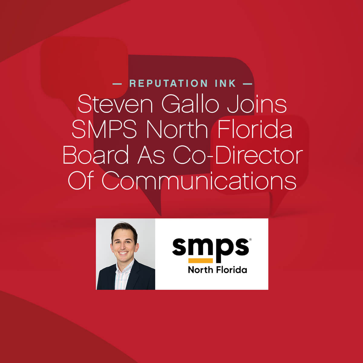Steven Gallo joins SMPS North Florida board as Co-Director of Communications