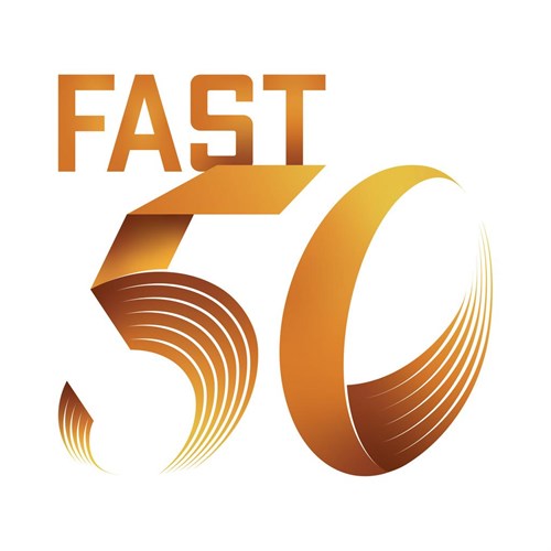 Jacksonville Business Journal Fast 50 award logo