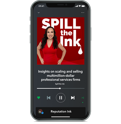 Spill the Ink Podcast on phone