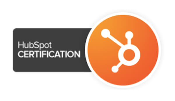 Hubspot certification badge