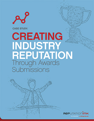 Industry reputation through award submissions