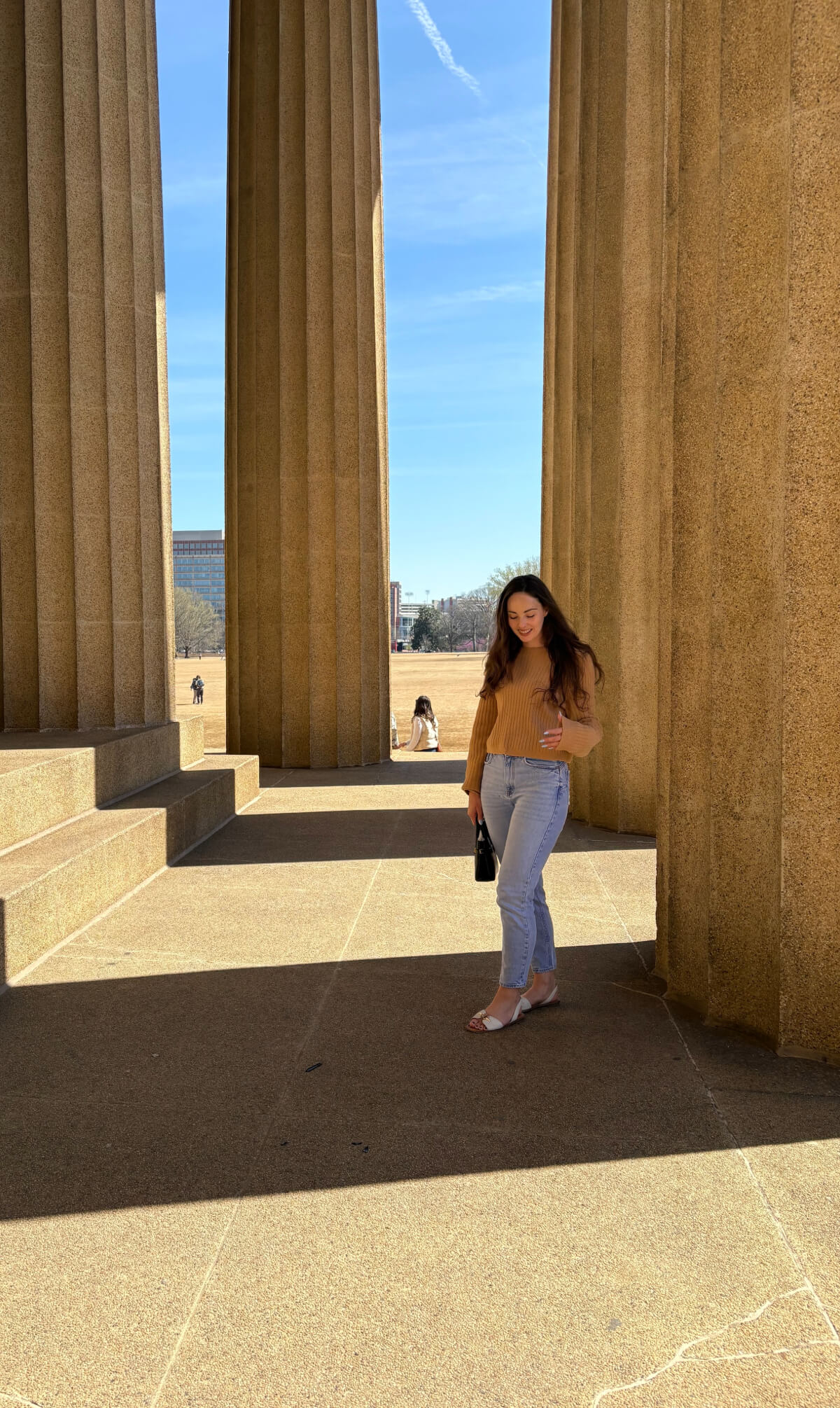 Raychel Lean at the Parthenon Museum in Nashville, TN.