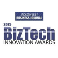 Jacksonville Business Journal’s 2015 BizTech award logo