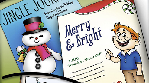 Cover image for 2014 holiday card A Christmas Marketing Story