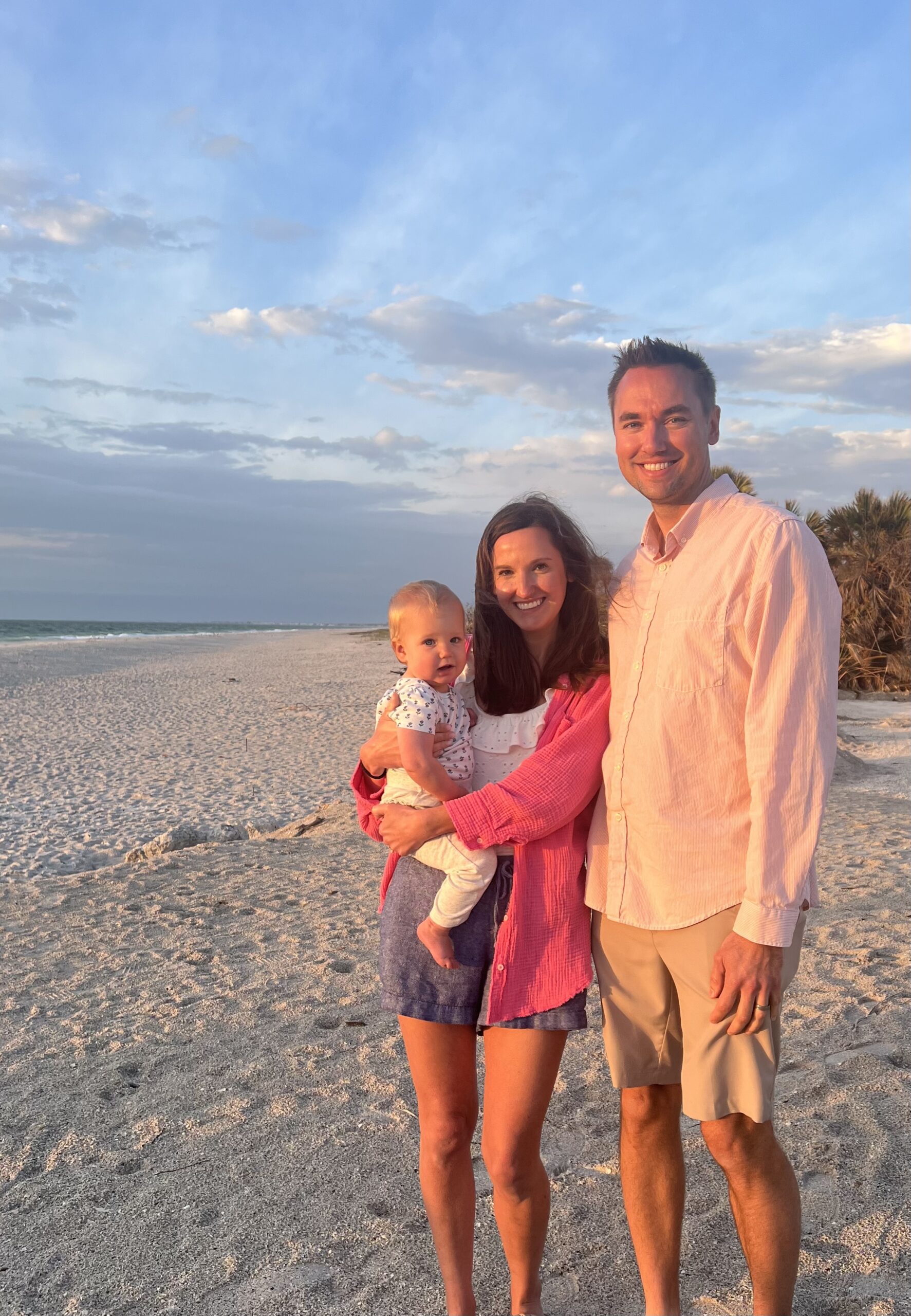 A family picture on the beach